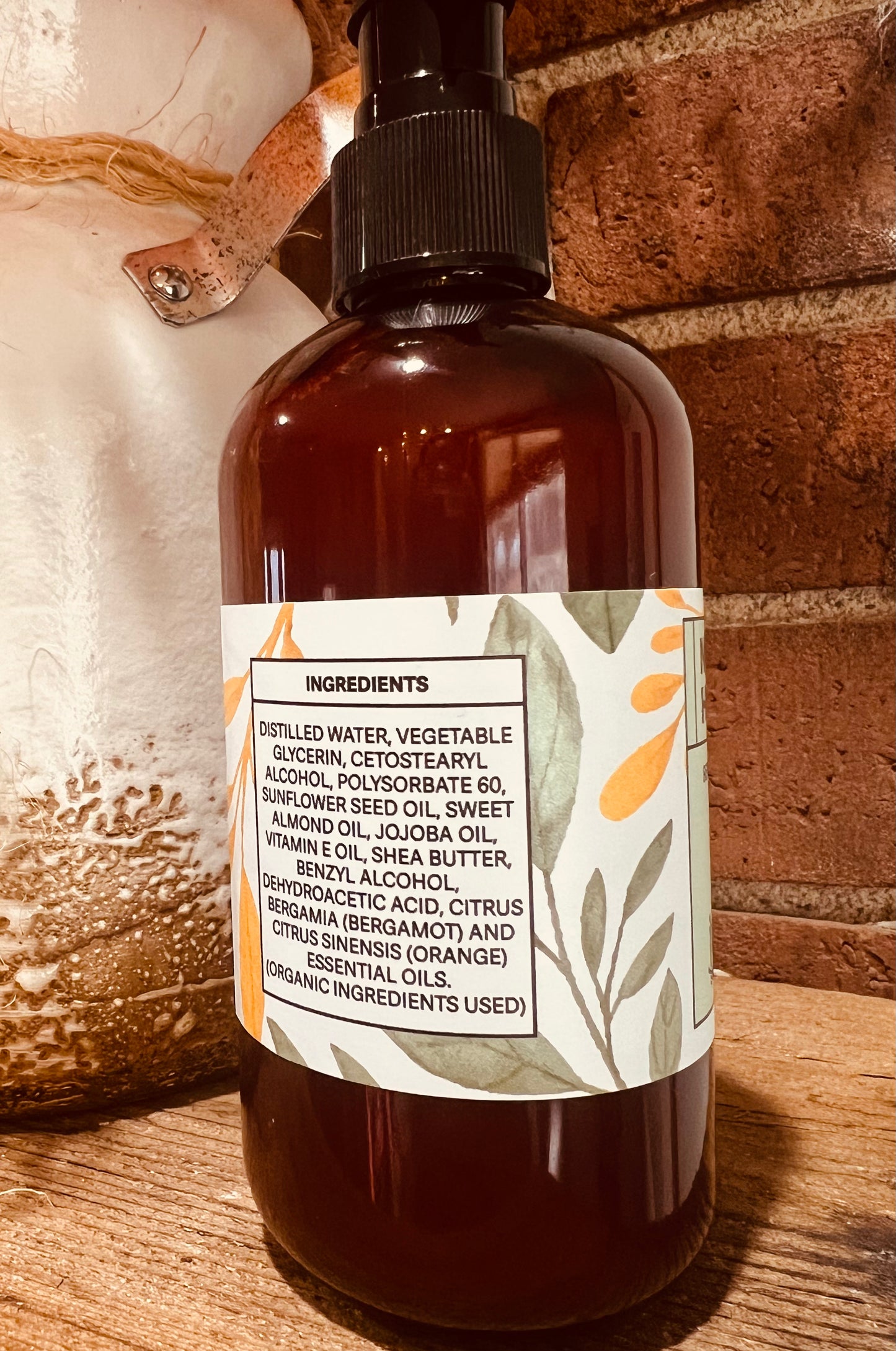 Bergamot & Orange Nourishing Hand Lotion