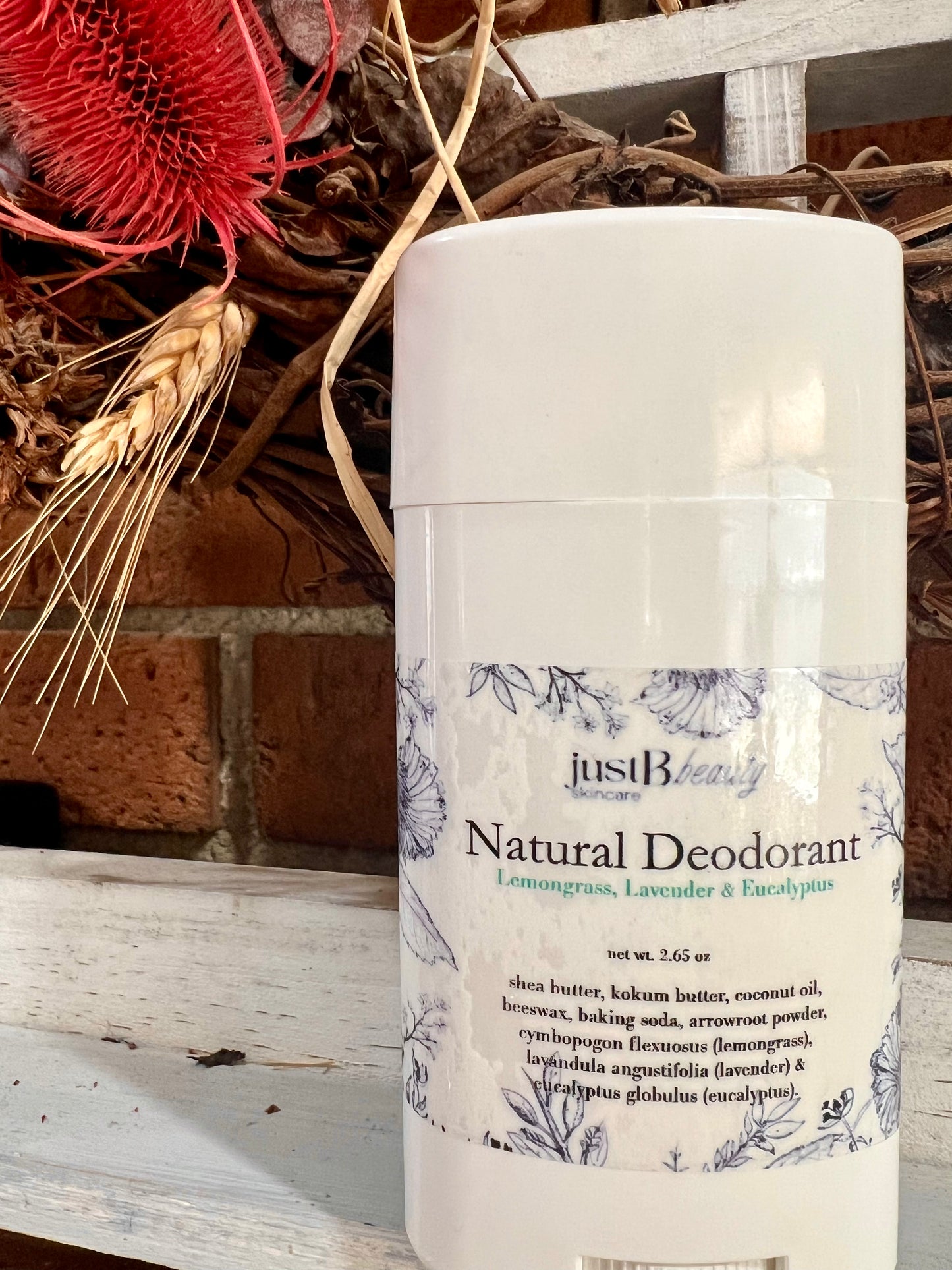 Natural Deodorant- lemongrass, lavender & eucalyptus